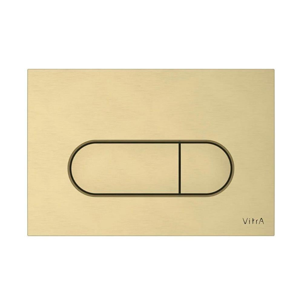 VitrA Root Round Kumanda Paneli Fırçalı Altın 740-2225