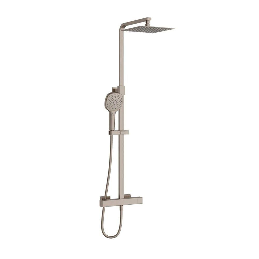 Vitra AquaHeat Bliss S 230 Duş Sistemi Fırçalı Nikel A4720234