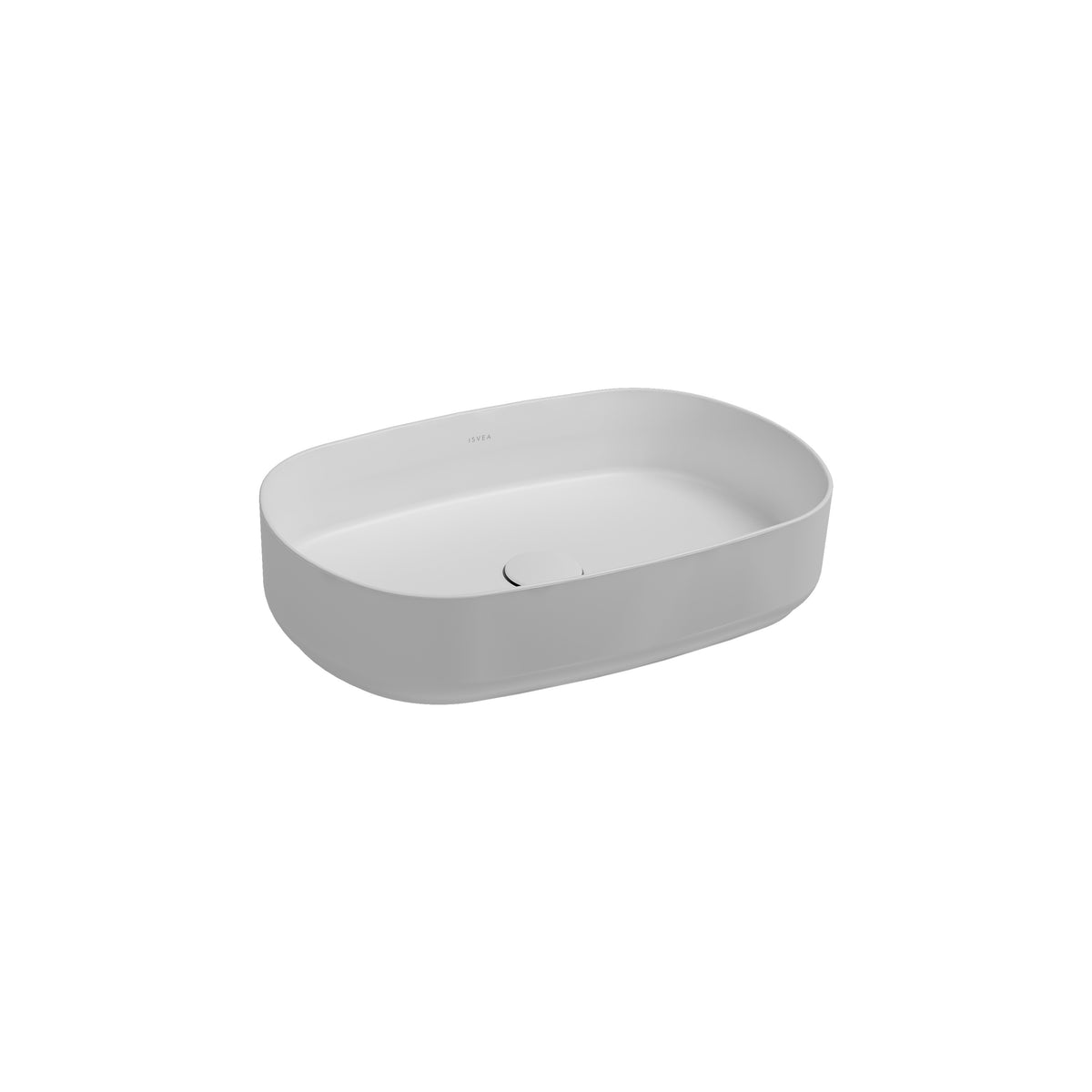 Infinity Tezgah Üstü Lavabo 55 cm Parlak Beyaz