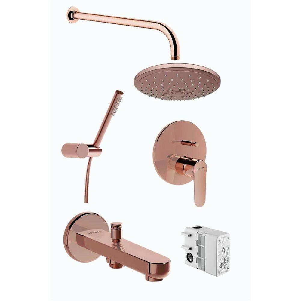 Vitra Root Round Ankastre Duş Seti Bakır A4929526
