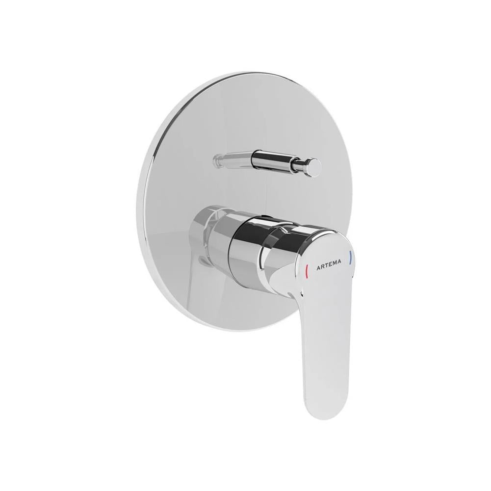 Vitra Root Round Ankastre Banyo Bataryası Krom (Sıva Üstü Grubu) A42727