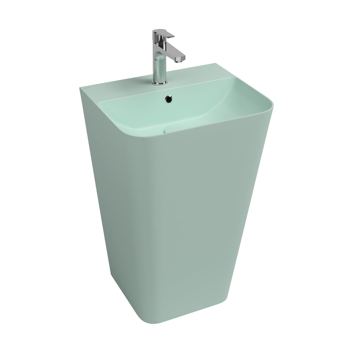 Sott Aqua Monoblok Yerden Lavabo 50 cm Mint Yeşili