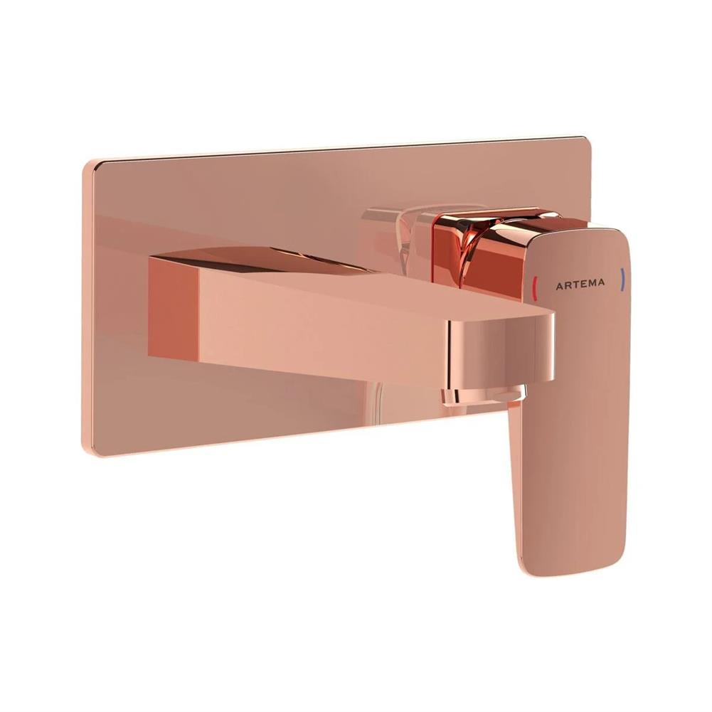 Vitra Root Square Ankastre Lavabo Bataryası Bakır A4273826