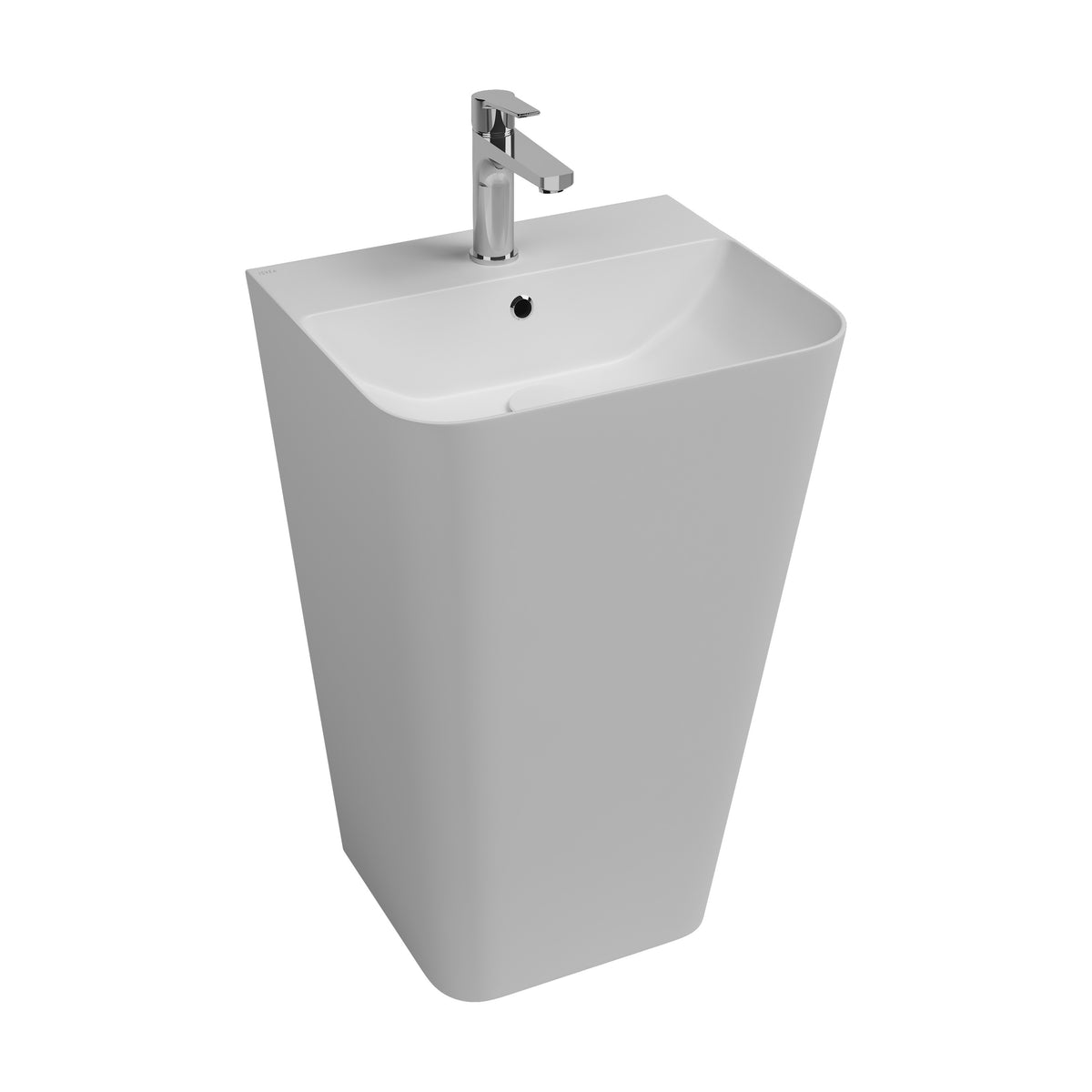 Sott Aqua Monoblok Yerden Lavabo 50 cm Parlak Beyaz